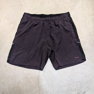 Skora Qwick Dry Shorts Men's L Plum Athletic Stretch